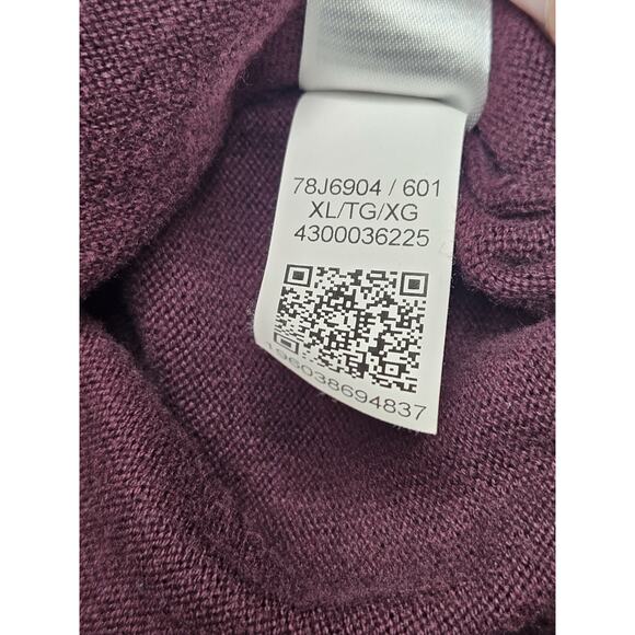 Tommy Hilfiger Pullover Sweater Men's Size XL Red Striped - Picture 5 of 6